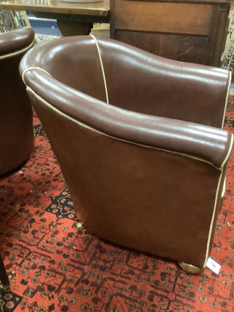 A pair of Art Deco armchairs